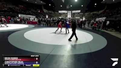 170 lbs Cons. Round 3 - Devin Morris, Vacaville Wrestling Club vs Christopher Mejia, Edison High School Wrestling