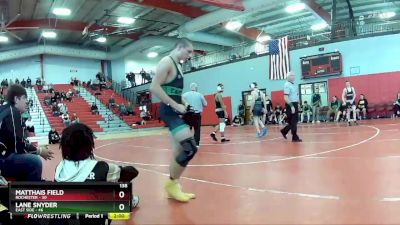 138 lbs Semis & Wb (16 Team) - Matthais Field, Rochester vs Lane Snyder, East Side