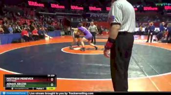 2 lbs Cons. Round 1 - Matthew Merevick, Wauconda vs Adnan Abuzir, Oak Lawn (Richards)