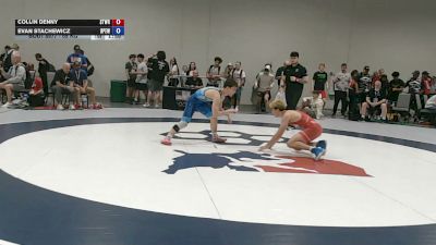 65 kg Cons. Rd Of 64 - Collin Denny, Stronghold Wrestling vs Evan Stachewicz, U.P. Elite Wrestling