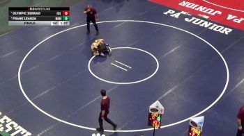 132 lbs Final - Olympic Serrao, Fox Chapel vs Frank Leanza, Manheim Township