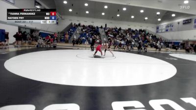 117 lbs Cons. Round 4 - Hayden Fry, Menlo College vs Tianna Fernandez, Westcliff University