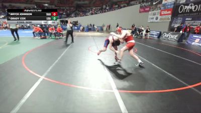 5A Boys 175 lbs Cons. Semi - Bryce Johnson, Thurston Boys vs Grady Cox, Lebanon Boys