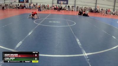 96 lbs Rd# 2 10:30am Friday - Coen Reer, Team Ohio vs Adam Walker, NCWAY National Team