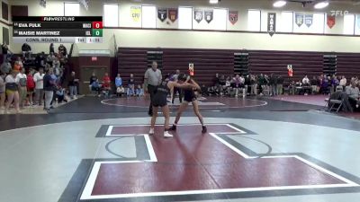 105 lbs Cons. Round 1 - Maisie Martinez, Iowa City Liberty vs Eva Fulk, Mason City