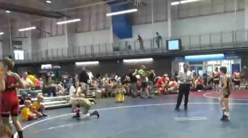 75 lbs Round 1 (8 Team) - Cannon Gregg, Stronghold - Gold vs Kaden Cadella, Alabama Elite - Black&nbsp;