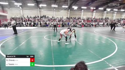 90 lbs Round Of 16 - Brandon Chavez, New Mexico Bad Boyz vs Jordan Tsosie, Ganado WC