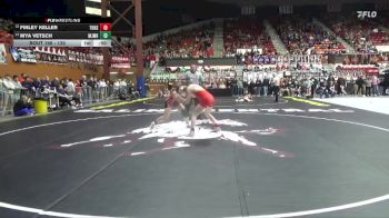 135 lbs Cons. Round 1 - Finley Keller, Tonganoxie Hs vs Mya Vetsch, Meriden-Jefferson West