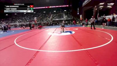 135 lbs Cons. Round 2 - Lina Rodriguez, Cheyenne Central vs Abby Turner, Mountain View