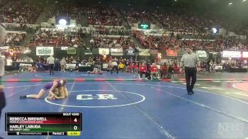 G - 120 lbs Semifinal - Sophie Grunhuvd, Butte Girls vs Grayle Fox, Custer Co. (Miles City) Girls