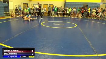 124 lbs Round 2 - Abigail Albright, Frontenac Youth Wrestling Club vs Stella Segura, Raider Wrestling Club