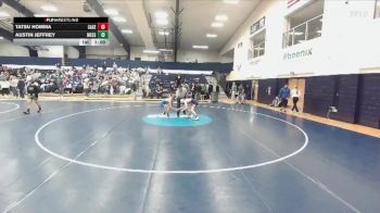 125 lbs Finals (2 Team) - Tatsu Homma, Case Western vs Austin Jeffrey, Messiah