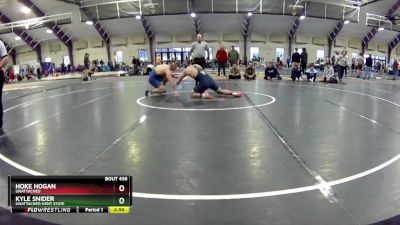 184 lbs Cons. Round 4 - Kyle Snider, Unattached-Kent State vs Hoke Hogan, Unattached