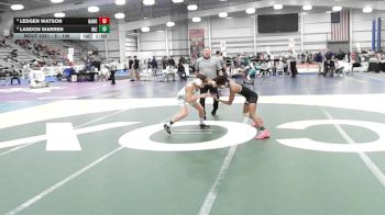 5 - 106 lbs Cons. Round 3 - Landon Warren, Hickory vs Ledgen Watson, Nansemond River