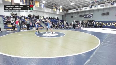 190 lbs Cons. Semi - Emmanuel Sandoval, Camarillo vs William Schindele, El Toro