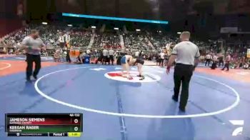 4A-132 lbs Semifinal - Keegan Rager, Sheridan vs Jameson Siemens, Natrona County