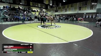 285 lbs Quarterfinal - Justice ElSayad, Temecula Valley vs Ansu Perez, Torrey Pines