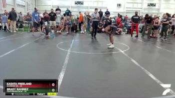84 lbs Round 1 (8 Team) - Brady Ramirez, Contenders Blue vs Kashta Freeland, Glasgow WA