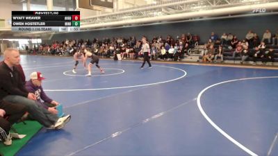 126 lbs Round 1 (16 Team) - Wyatt Weaver, Augusta vs Owen Hostetler, Minden