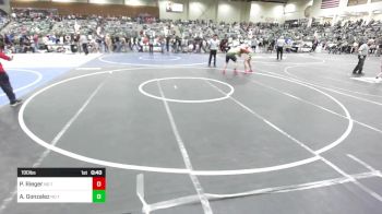 190 lbs 2nd Place - Patrick Rieger, No Team vs Alejandro Gonzalez, No Team