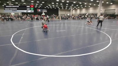 43 lbs Semis - Mason Morton, Perry Meridian Wrestling Club vs Judah Recinos, Arlington Cardinals Wrestling Club