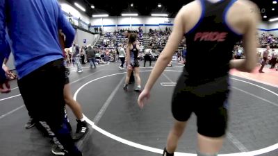 89/97 lbs Rr Rnd 1 - Alexis Ledford (89), Chandler Takedown Club vs Riane Robinette, Little Axe Takedown Club