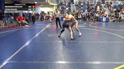 136 lbs Consy 3 - Brookelyn McClain, Fort Cherry vs Ayvah Taylor, Corry