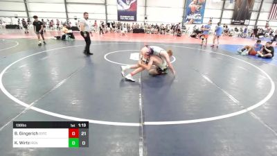 138 lbs Rr Rnd 3 - Braxton Gingerich, D3Primus Blue vs Kason Wirtz, Iron Faith Wrestling