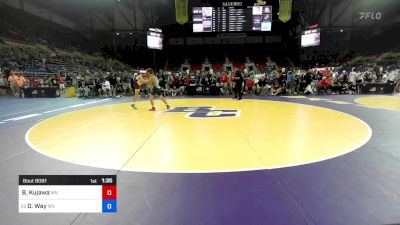 126 lbs Cons 8 #1 - Bennett Kujawa, MN vs Dominic Way, WV