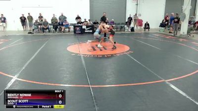 110 lbs Quarterfinals (8 Team) - Bently Nowak, Wisconsin vs Scout Scott, Idaho