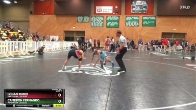 125 lbs Cons. Round 2 - Cameron Fernando, Moorpark College vs Logan Rubio, Santa Ana College