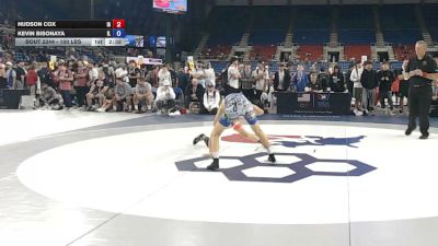 100 lbs Champ. Rd Of 32 - Hudson Cox, Iowa vs Kevin Bisonaya, Illinois