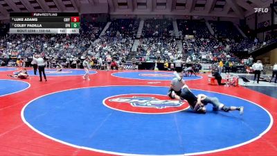 150-5A Cons. Round 2 - Colby Padilla, East Paulding Hs vs Luke Adams, Coffee