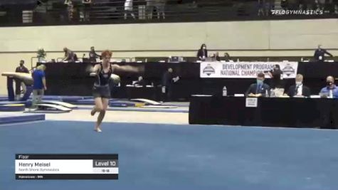 Henry Meisel - Floor, North Shore Gymnastics - 2021 USA Gymnastics Development Program National Championships