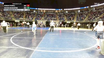 90 lbs Round Of 16 - Roman Powell, Southern Columbia vs Maxon McMurtrie, Bradford