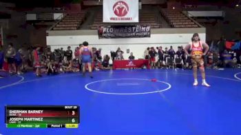 285 lbs Round 4 (16 Team) - Sherman Barney, REWA vs Joseph Martinez, LAWA