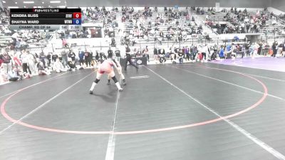 62 kg Champ. Rd Of 64 - Kendra Bliss, Storm RTC vs Shayna Ward, Wan-Tu-Wazuri Oakland Youth Wrestling Club