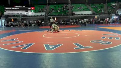 6A 165 lbs Cons. Semi - Brady Brooks, Gardendale Hs vs Agustin Hernandez-maldonaldo, Hazel Green HS