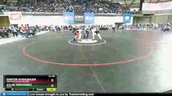 1A 170 lbs Cons. Round 3 - Sawyer Muehlbauer, Columbia (White Salmon) vs Kaleb Hernandez, Royal