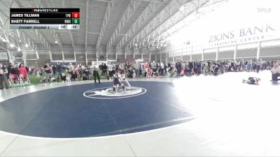 72 lbs Champ. Round 1 - James Tillman, Team Prestige Wrestling vs Rhett Farrell, Wasatch Wrestling Club