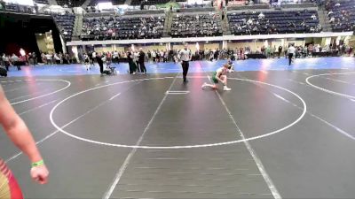 7th - 8th grade - 173 Quarters - Trenton Glab, Mustang Wrestling Club vs Emmett Shedek, Iowa