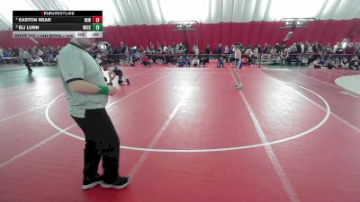 14U Boys - 110 lbs Cons. Round 2 - Henry Peterson, Mukwonago Wrestling Club vs Hurley Burke, Wisconsin