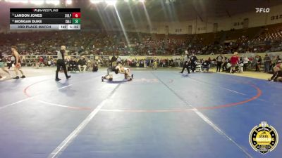 B4A-120 lbs 3rd Place Match - Morgan Duke, Sallisaw vs Landon Jones, Sulphur