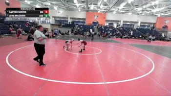 133 lbs Cons. Round 5 - Carver Moyer, Norwich vs Luke Magnani, Lycoming