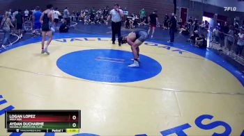 155 lbs Cons. Round 1 - Aydan Ducharme, Vacaville Wrestling Club vs Logan Lopez, Wolf Den