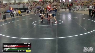 AA 170 lbs Cons. Round 2 - Spencer Kon, Independence vs Wade Brooks, Bradley Central