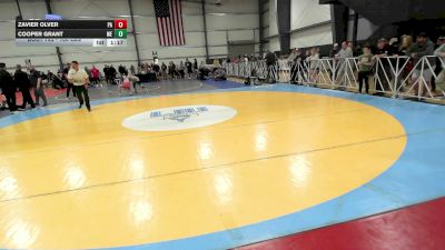 100 lbs Round Of 16 - Zavier Olver, PA vs Cooper Grant, ME