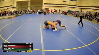 165 lbs Champ. Round 2 - Peyton Brooks, Albion vs Jack Patting, Augustana (IL)