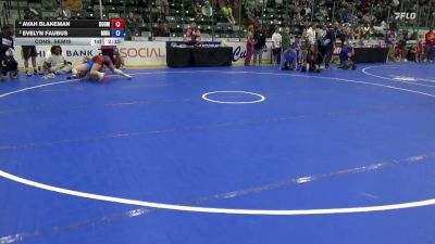 125 lbs Cons. Semis - Avah Blakeman, Doomsday vs Evelyn Faubus, Moen Wrestling Academy