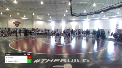 157 lbs Quarterfinal - Jackson Spires, Virginia Tech vs Brevin Balmeceda, Life University
